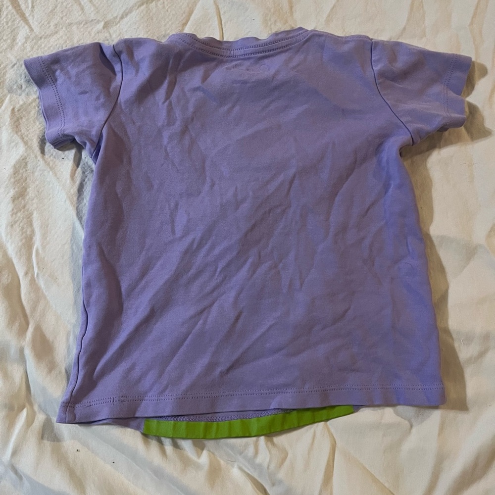 Piccolina Girls' Frida Kahlo Short Sleeve Tee - Lavender - Picture 3 of 3